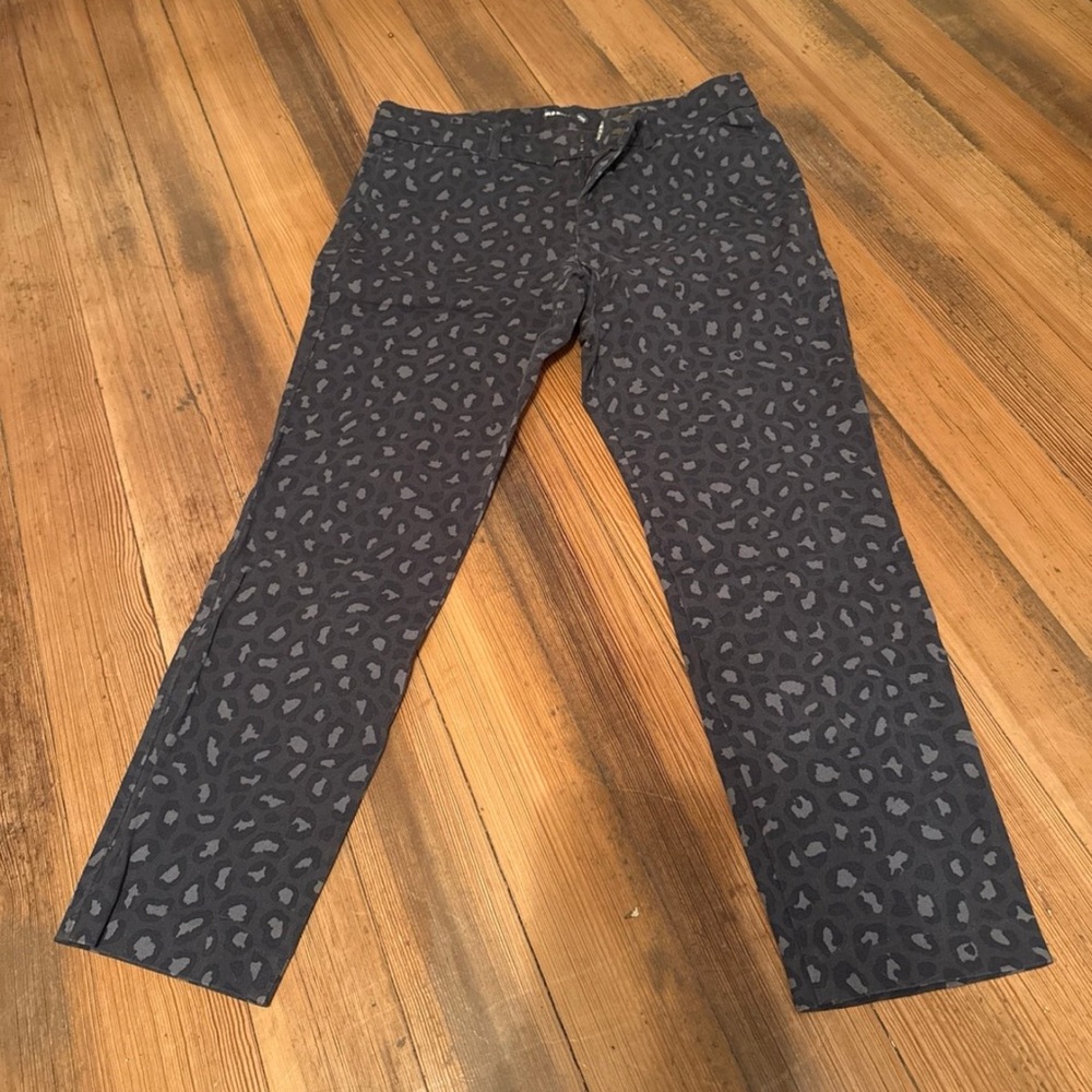 Stylish Gray Leopard Print pixie ankle Pants - image 1
